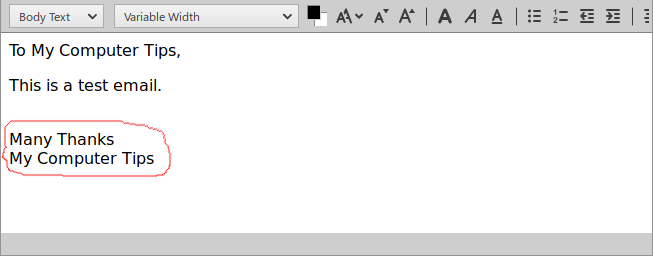 Thunderbird with paragraph spacing disabled