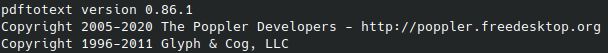 pdftotext version