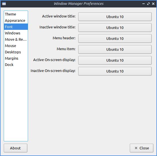  Window Preferences Manager