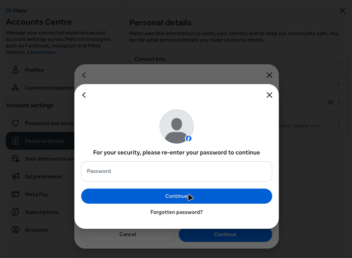 Enter Password