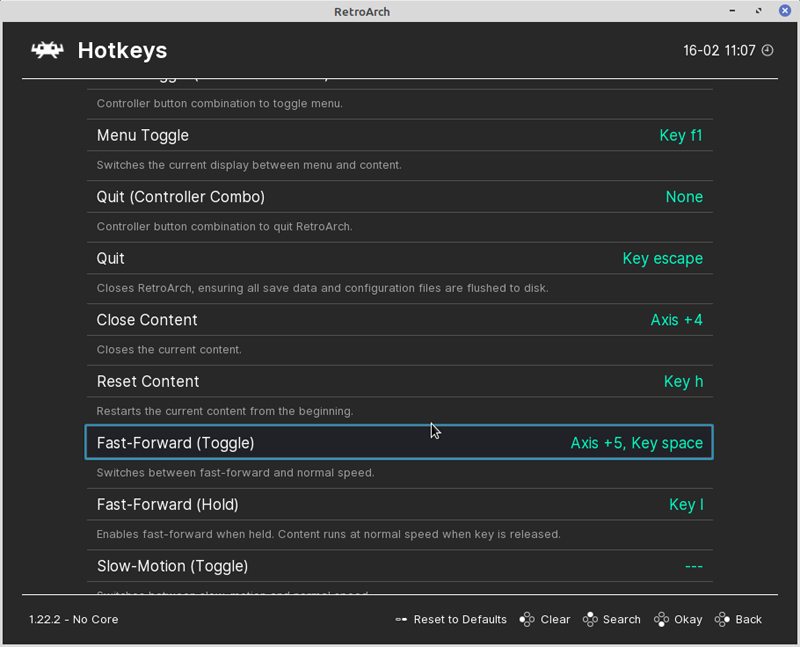 Select Dast-Forward (Toggle)