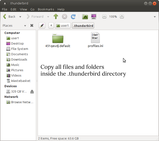 Back all files up in the directory